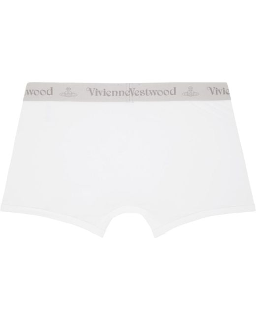 Vivienne Westwood Black Three-Pack Cotton Boxer Briefs for men