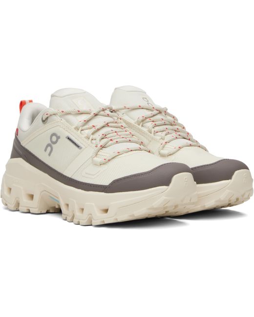 On Shoes Black Off- Cloudrock Low Waterproof Sneakers