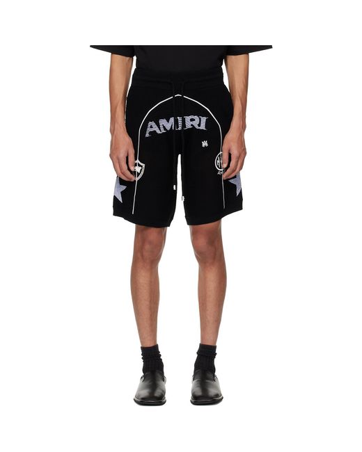 Amiri Black Sport Shorts for men