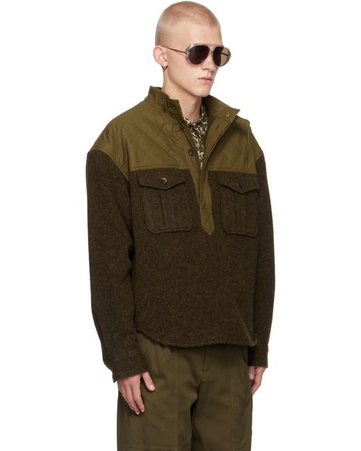 Isabel Marant Green Khaki Stiven Shirt for men