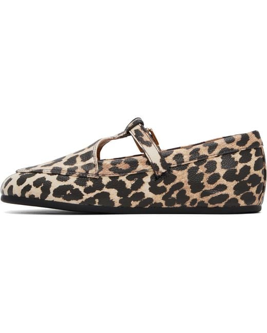 Ganni Multicolor Mary Jenny Ballerina Flats