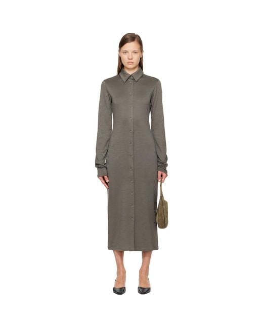 Rier Black Polar Midi Dress