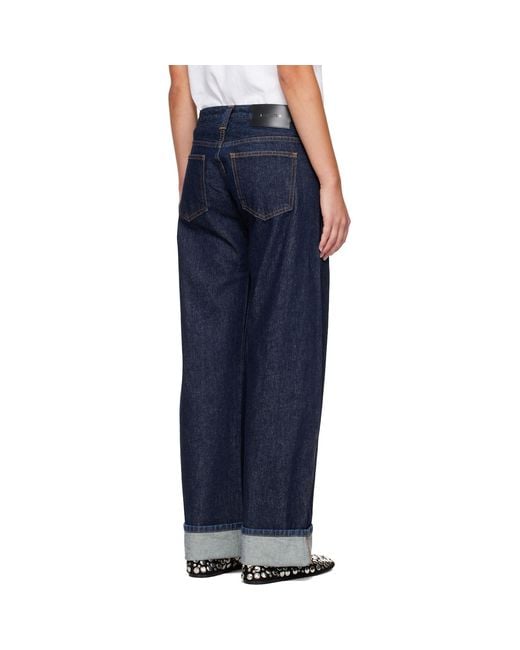Khaite Blue Karo Jeans
