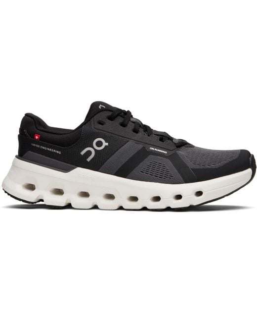 On Shoes Black Cloudrunner 2 Sneakers for men