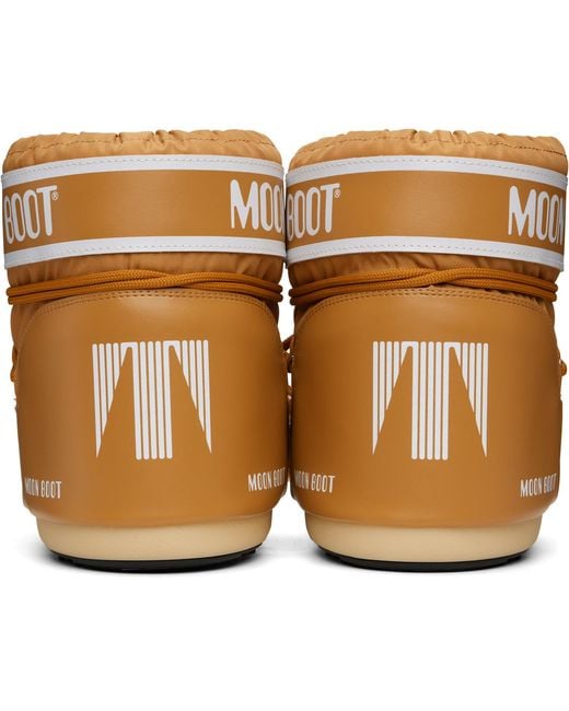 Moon Boot Brown Icon Low Nylon Boots