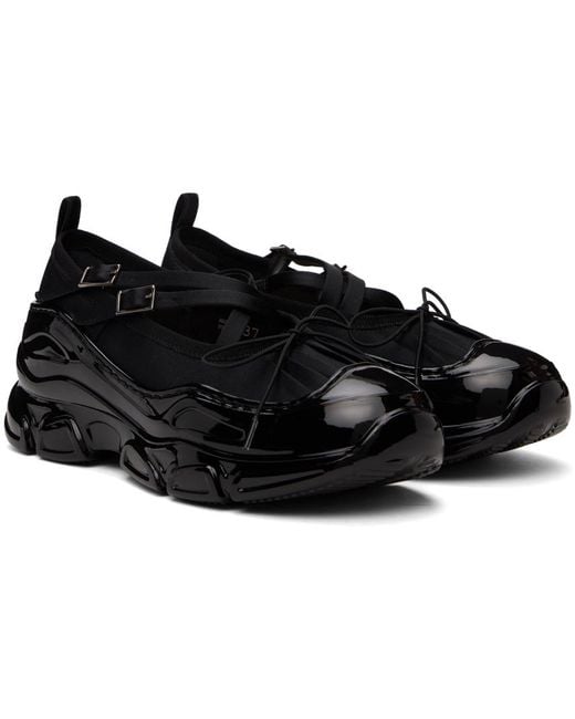 Simone Rocha Classic Criss Cross Tracker Ballerina Sneakers in Black | Lyst