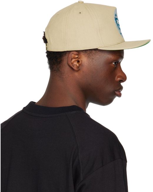 Rhude Black Taupe Cigaro Cap for men