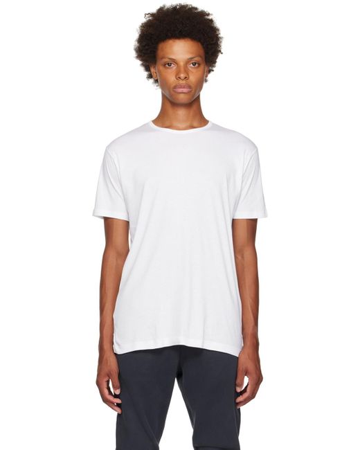 Sunspel White Underwear T-shirt for men