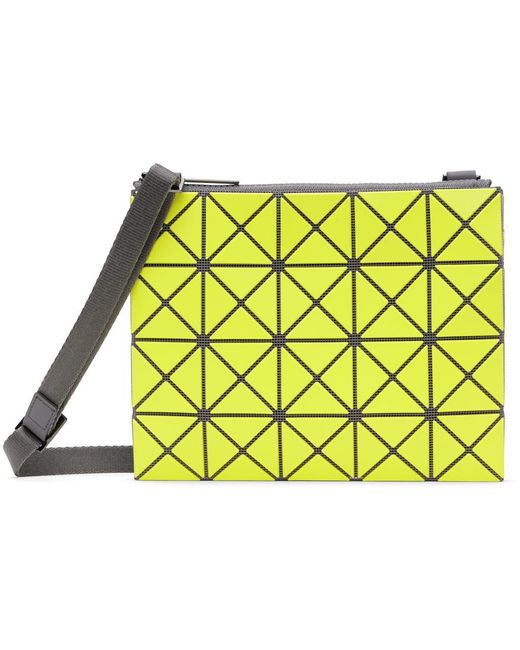 Petit sac à bandoulière contrasté jaune et gris Bao Bao Issey Miyake en coloris Yellow