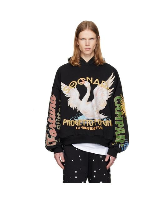 PDF Black Mi 'Progetto Mirabella' Hoodie for men