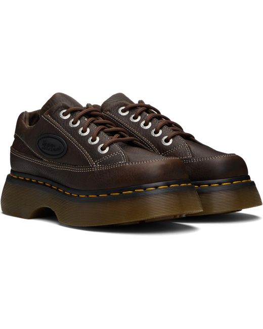 Derbys Bruns En Cuir Grizzly À Œillets Et À Semelle Buzz Dr. Martens en coloris Black