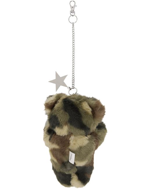 VAQUERA Khaki & Teddy Bear Keychain in Black | Lyst
