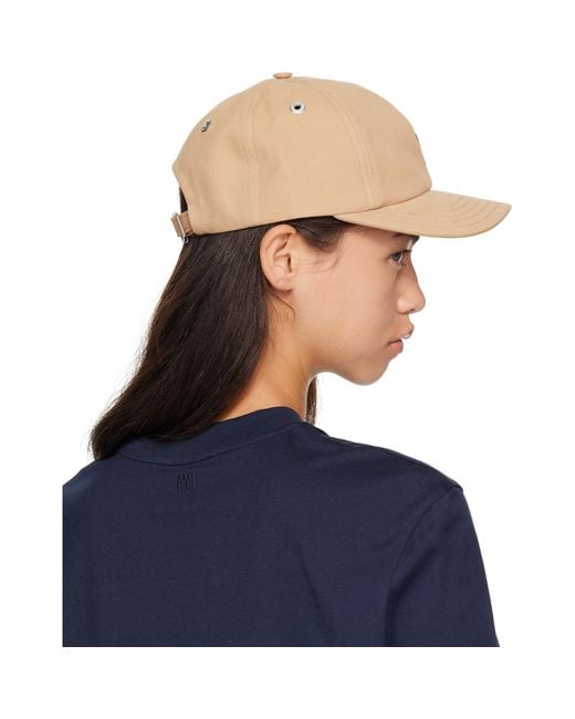 AMI Blue Cotton Ami De Coeur Cap