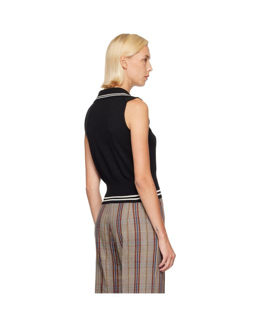 Vivienne Westwood Black Doubletake Top