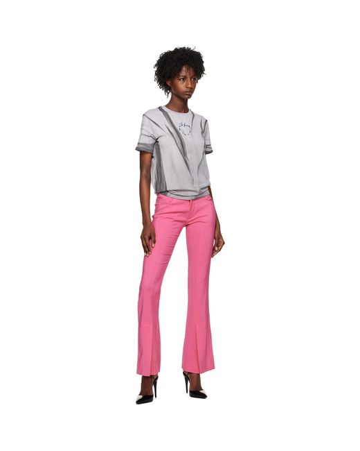 Marco Rambaldi Pink Vented Trousers