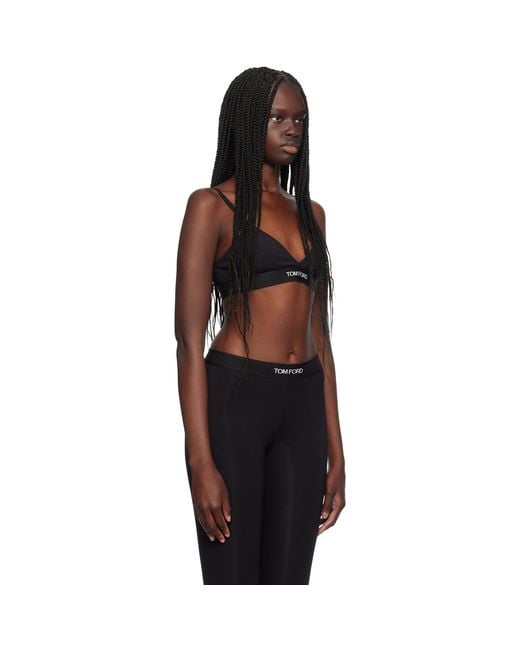 Tom Ford Black Modal Signature Bra