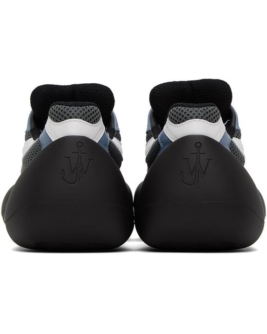 J.W. Anderson Black & Blue Bumper Hike Sneakers