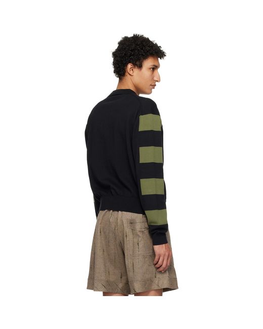 Kiko Kostadinov Black Kest Cardigan for men