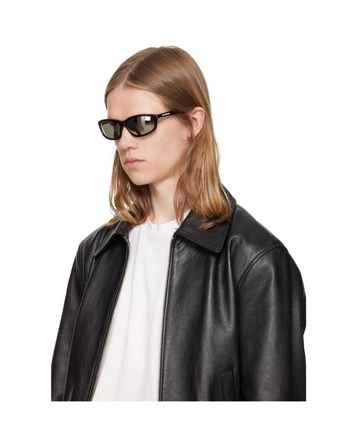 Balenciaga Black Mirrored Sunglasses for men