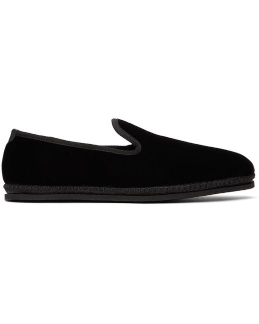 Tom Ford Black Velvet Loafers for men