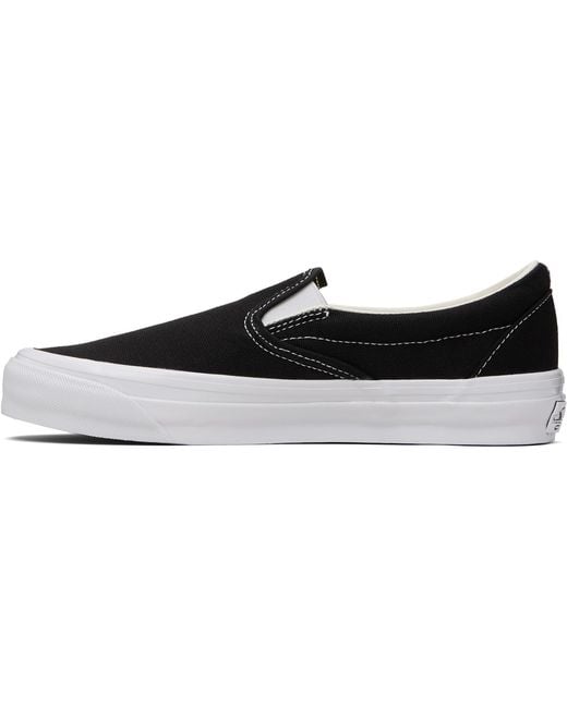Vans Black Lx Slip-On Reissue 98 Sneakers for men