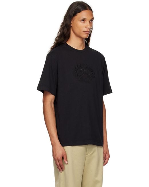 Burberry Black Ekd T-Shirt for men