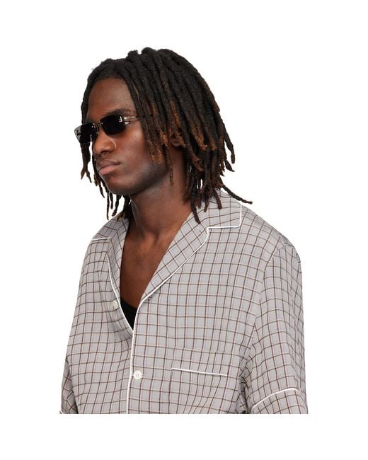 Fendi Black First' Crystal Sunglasses for men