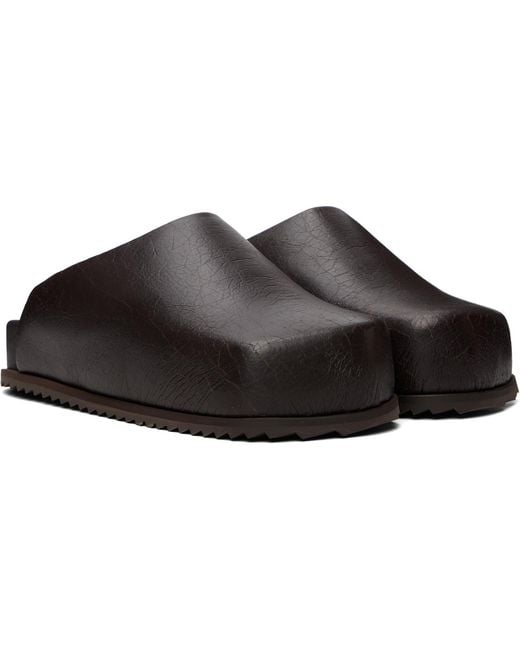 Yume Yume Black Ssense Exclusive Truck Slide Slip-On Loafers for men