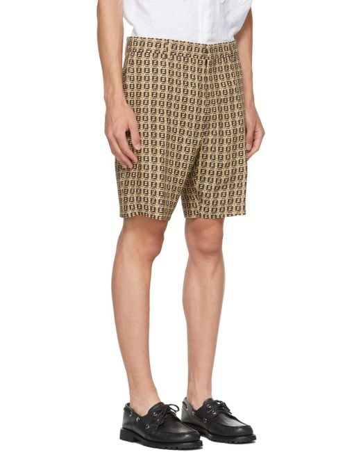 Short 'forever ' beige en gabardine Synthétique Fendi pour homme en coloris  Neutre - Lyst