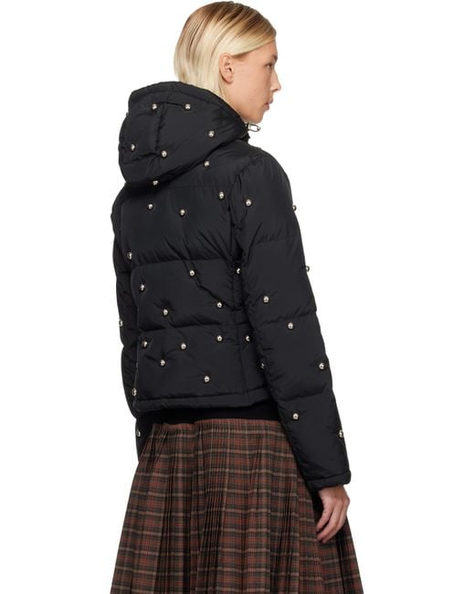 Chopova Lowena Black Fallout Down Jacket