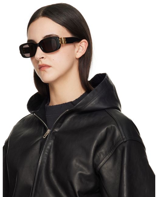 Balenciaga ブラック Everyday None スクエアサングラス Black