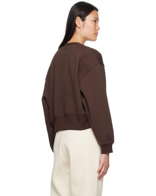 adidas Originals Brown Adicolor Essentials Sweatshirt | Lyst