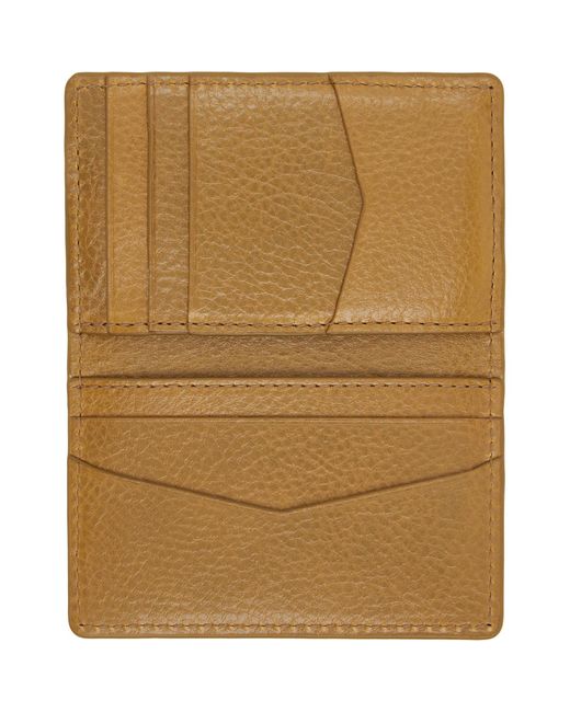 Lemaire Black Gear Pocket Organizer Card Holder for men