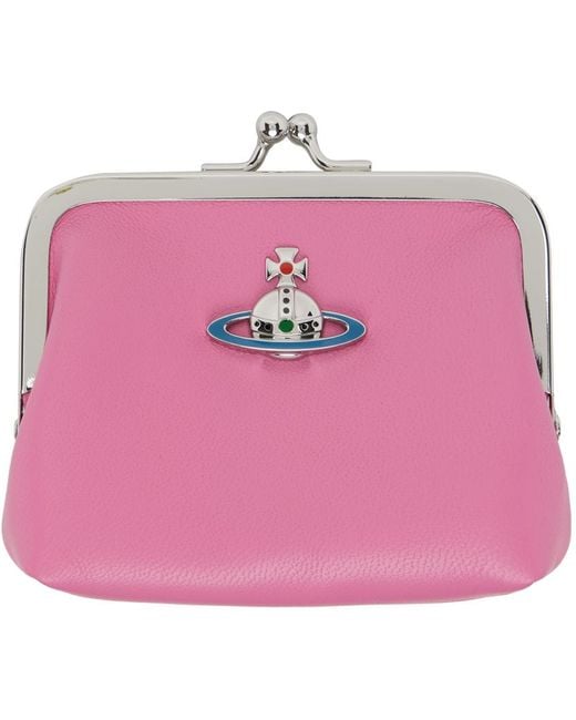 Vivienne Westwood Pink Frame Coin Pouch