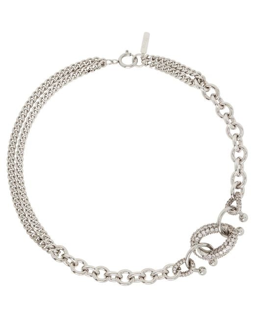 Justine Clenquet Metallic Phoebe Necklace for men