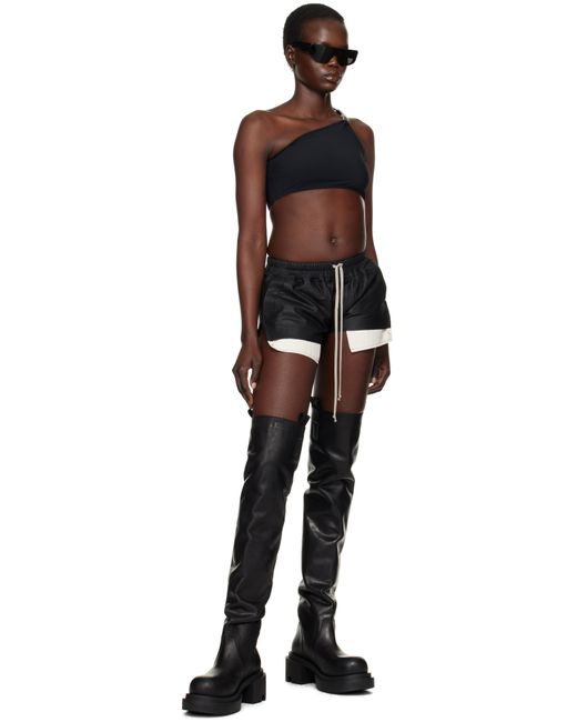 Rick Owens Black Hollywood Hydra Bikini Top