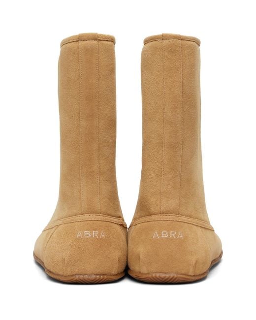 Abra Brown Tan Tall Baby Boots for men