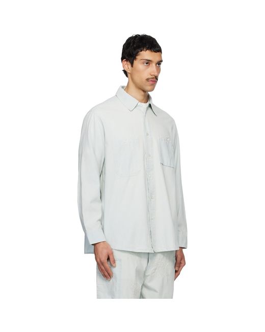KENZO White Paris Workwear Shirt for men
