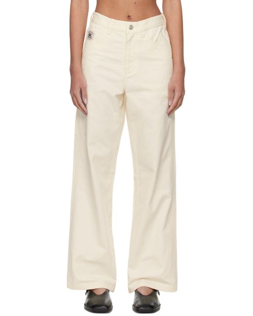 Bode Natural Off Knolly Brook Trousers