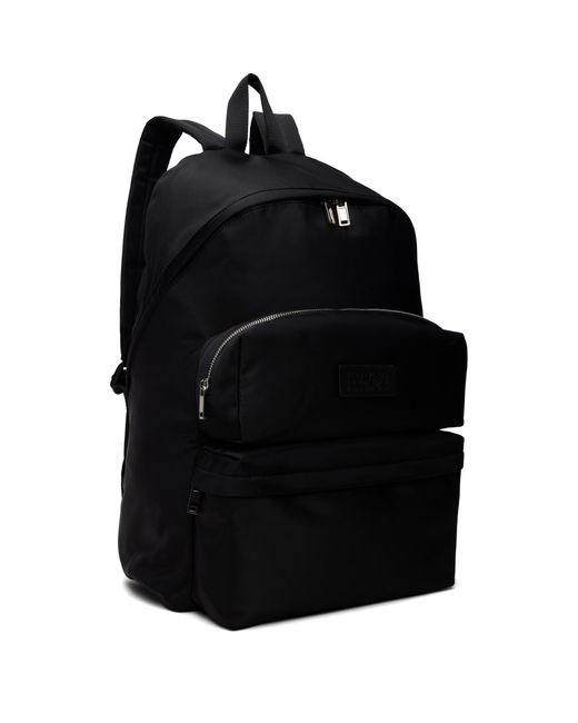 MM6 by Maison Margiela Black Numeric Backpack for men