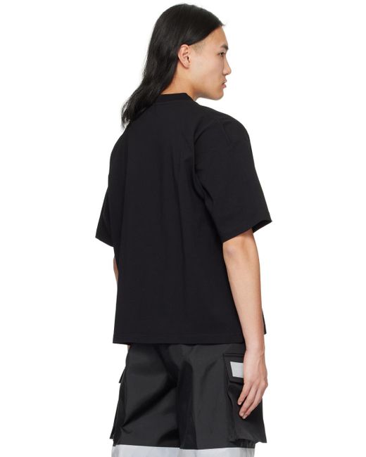 メンズ VTMNTS Paris Tシャツ Black