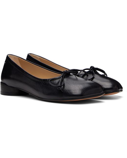 MM6 by Maison Margiela Blue Anatomic Numeric Ballerina Flats