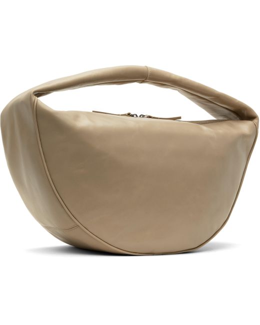 By Far Black Taupe Maxi Cush Bag