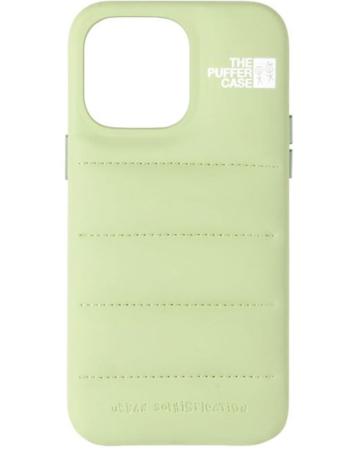 Urban Sophistication Green 'the Puffer' Iphone 14 Pro Max Case | Lyst