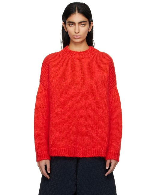 Cordera Red Crewneck Sweater