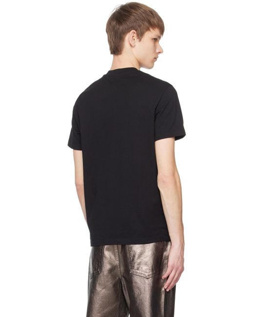 Ferragamo Black Patch T-shirt for men