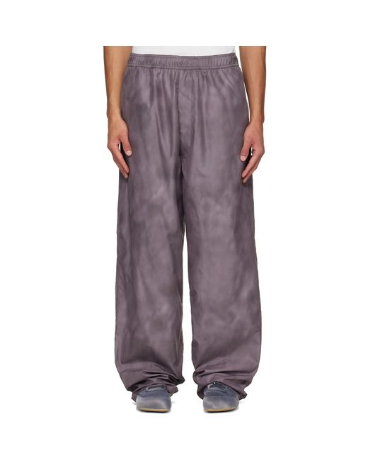 MM6 by Maison Margiela Gray Hammer Loop Trousers for men