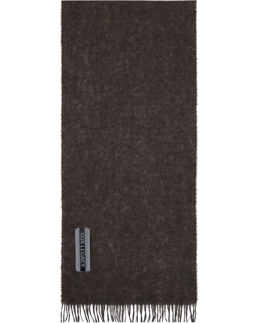 OUR LEGACY ブラウン マフラー