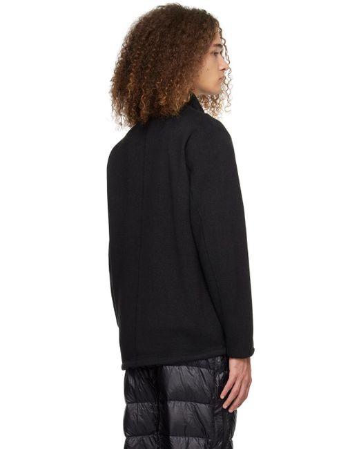 Blouson noir à glissière NANGA pour homme en coloris Black