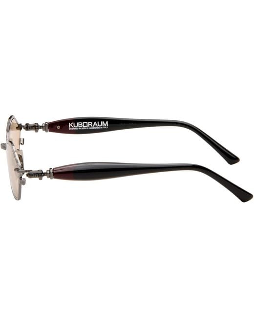 Kuboraum Black Gunmetal J70 Sunglasses for men